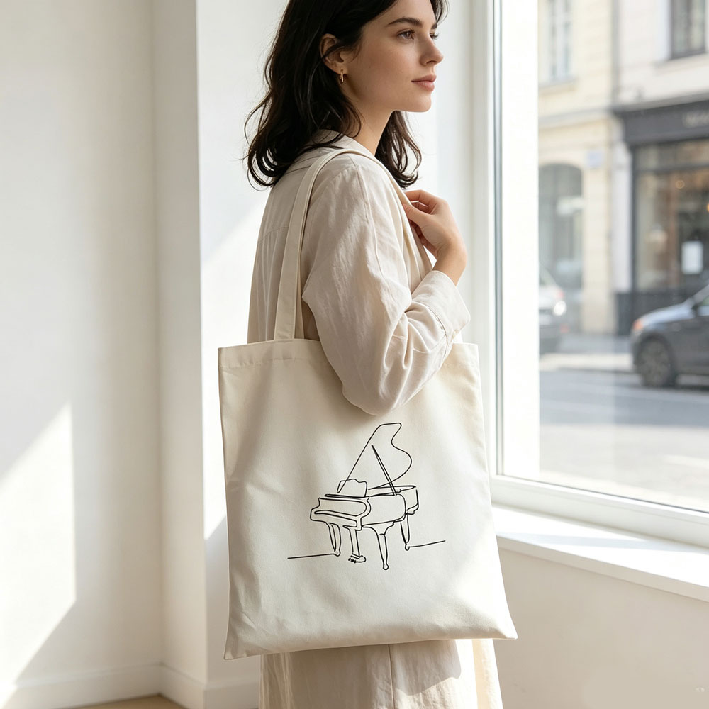 Canvas Tote Designer - 1 Canvas Tote Bag with a