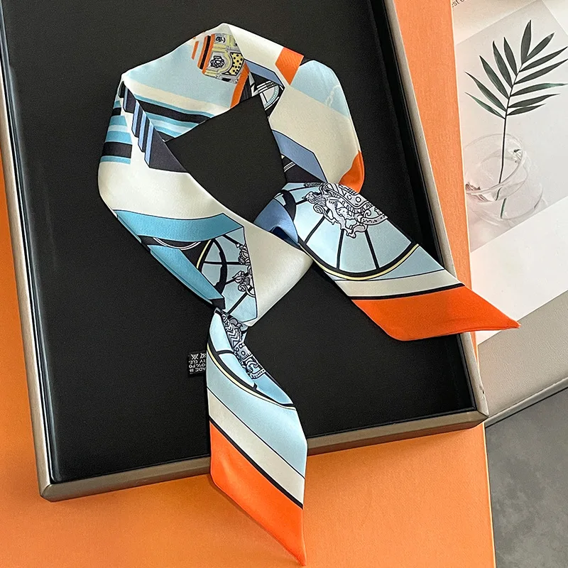 Discount Luxury Bags - Luxury Brand Printed Bag Strap Scarf