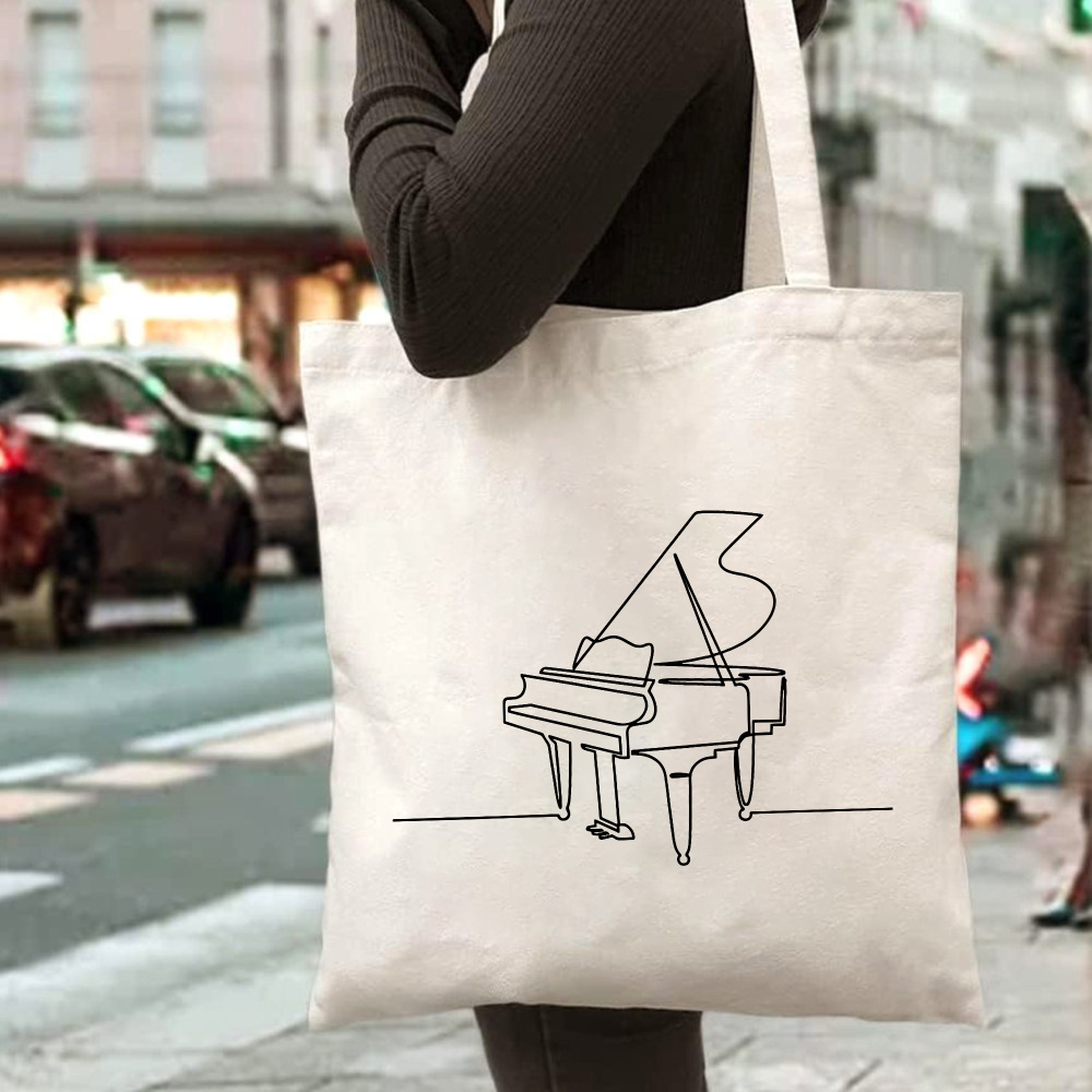 1 Canvas Tote Bag with a Large - Canvas Tote Designer ulasan dan harga