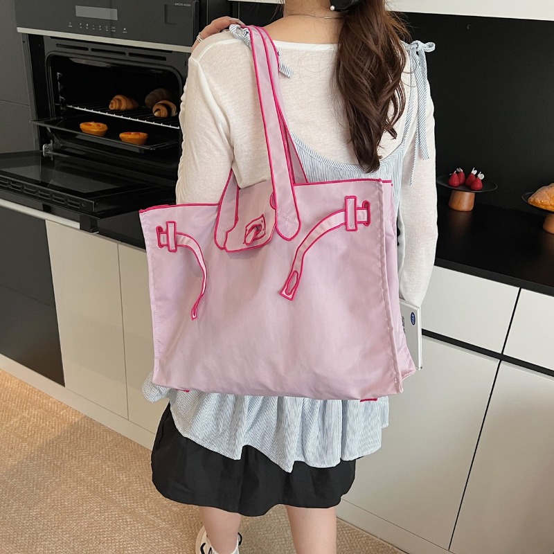 Funny Design Lightweight Nylon - Canvas Tote Designer ulasan dan harga