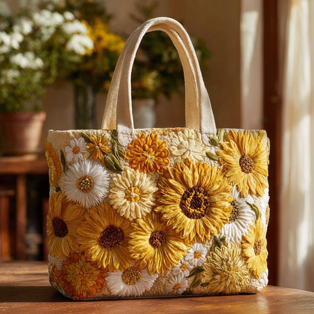 Vintage Women Quilted Tote Bag - Canvas Tote Designer ulasan dan harga