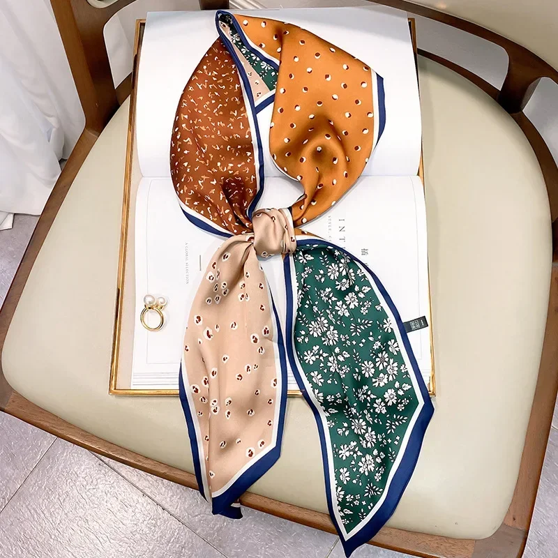 Design Print Skinny Scarf Plai - Discount Luxury Bags ulasan dan harga