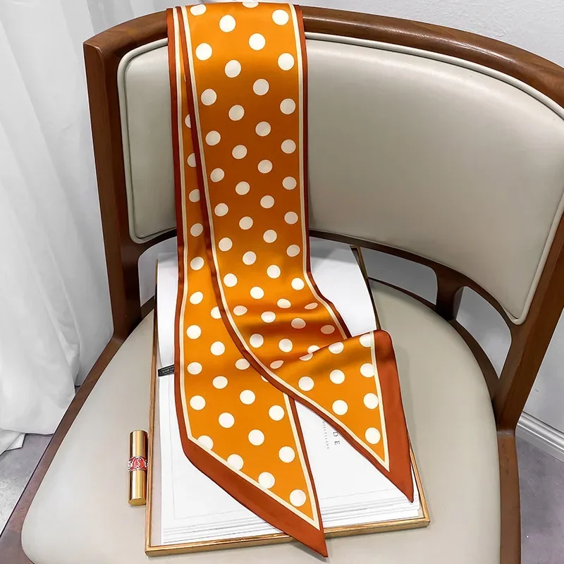 Design Print Skinny Scarf Plai - Discount Luxury Bags ulasan dan harga