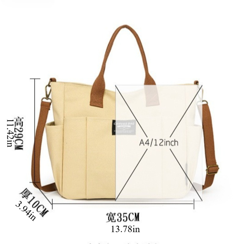 Large Canvas Tote Bag for Wome - Canvas Tote Designer ulasan dan harga