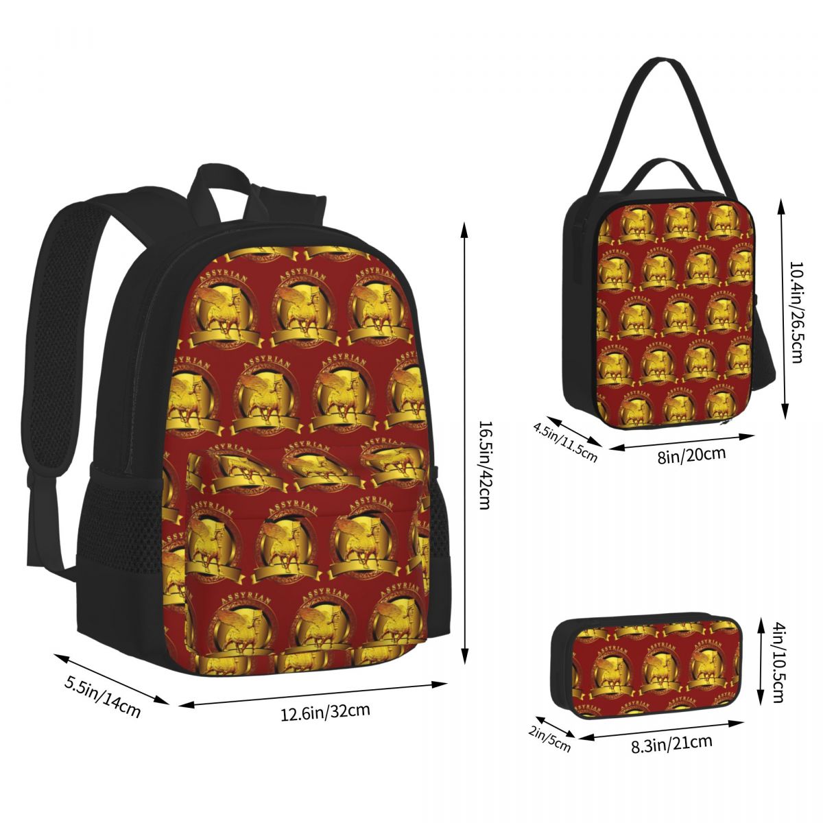 Luxury Assyrian Suryoyo Flag B - Luxury Bags For Kids ulasan dan harga