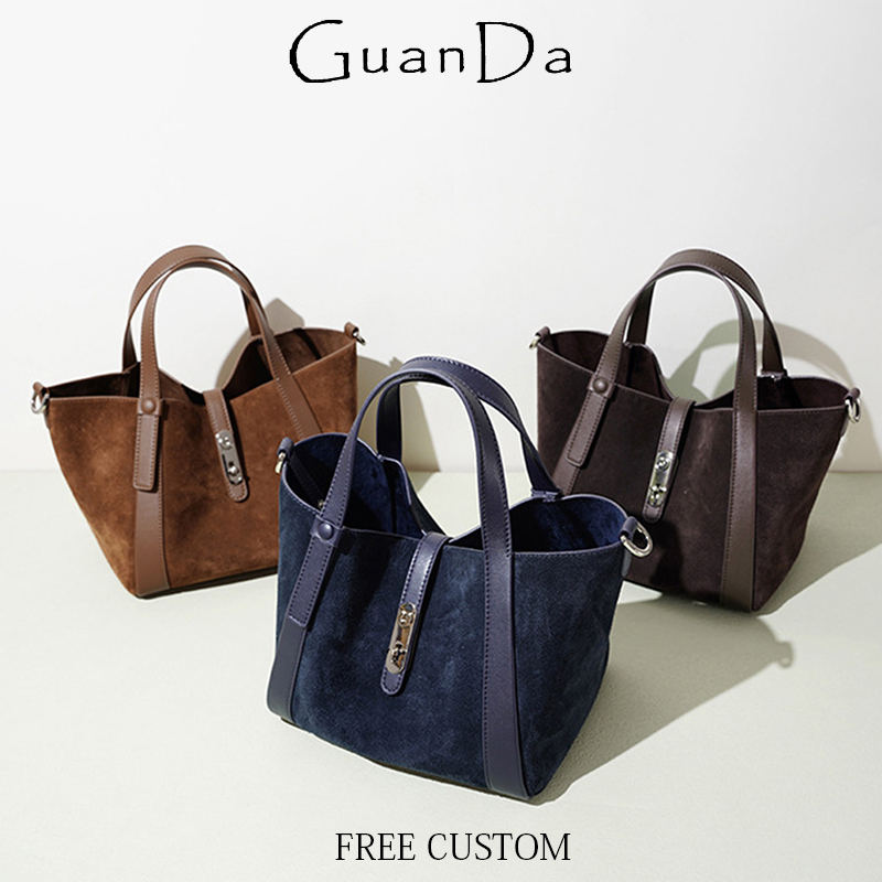 Luxury Suede Leather Handbag W - Luxury Bags Name For Women ulasan dan harga