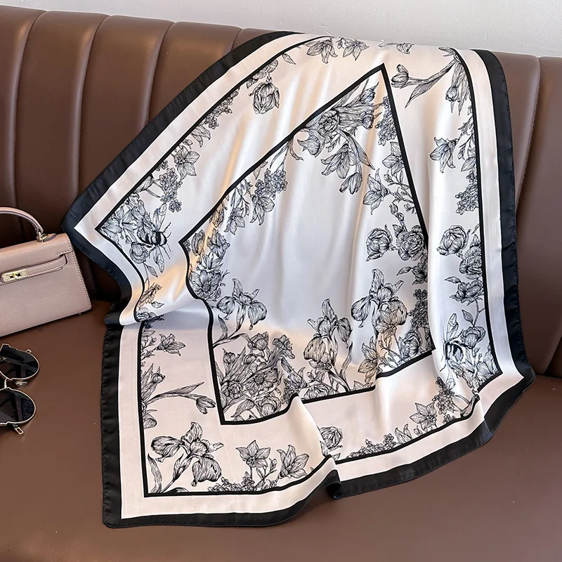 70*70cm Luxury Floral Print Si - Discount Luxury Bags ulasan dan harga