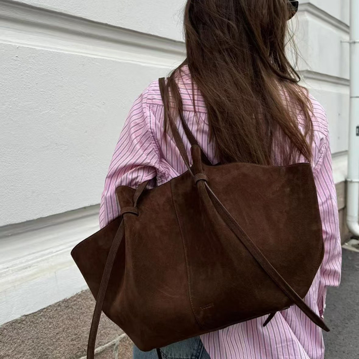 Faux Suede Tote Bags For Women - Luxury Bags Name For Women ulasan dan harga