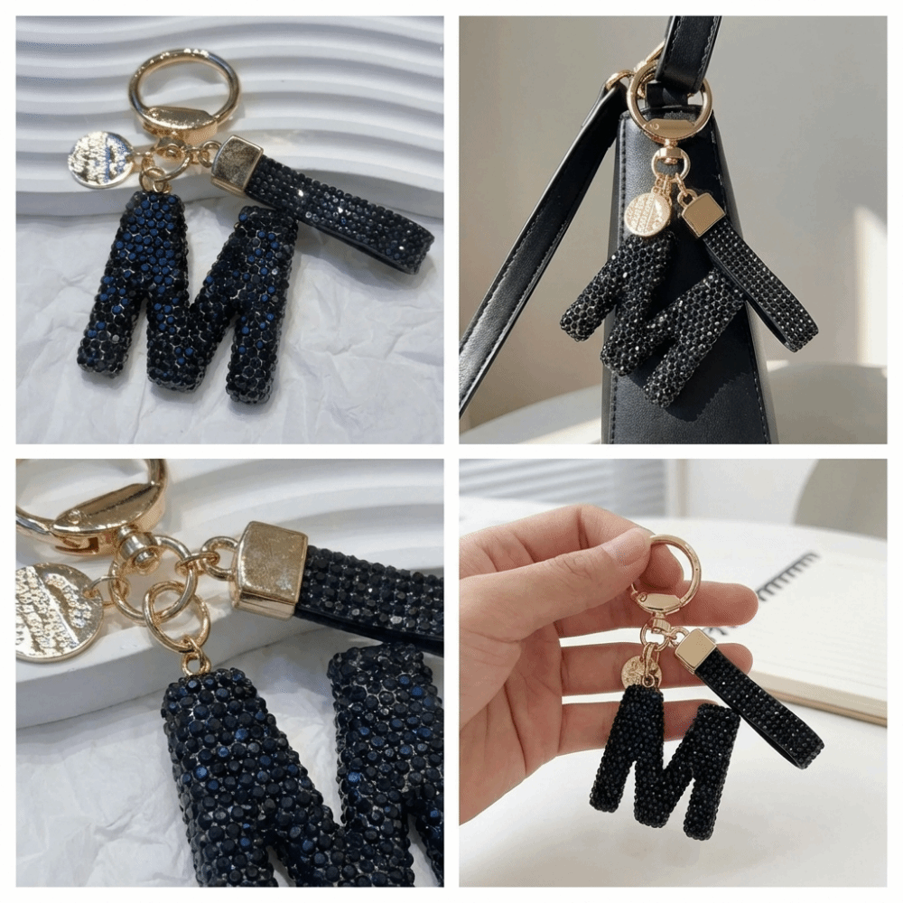 Stylish Lucky Charm Letter Key - Luxury Bags Yellow ulasan dan harga