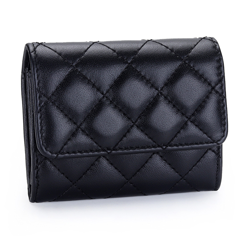 Sheepskin Quilted Card Holder  - Luxury Bags Name For Women ulasan dan harga
