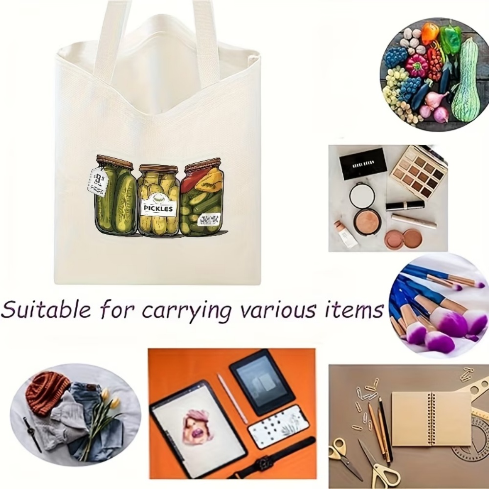 1 Large Capacity Durable Canva - Canvas Tote Designer ulasan dan harga