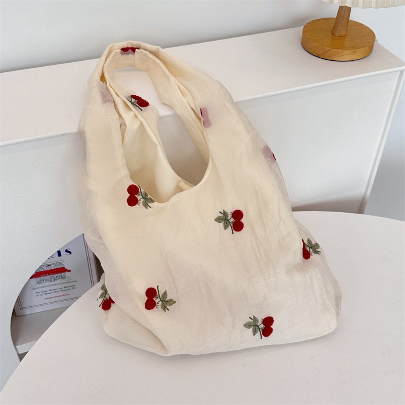 Designer Bags Luxury Cherry Em - Canvas Tote Designer ulasan dan harga